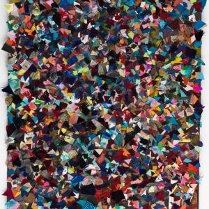 UNTITLED, 2019. Collage. Técnica mixta sobre papel encontrado. 43 x 34 cm. HA-0007