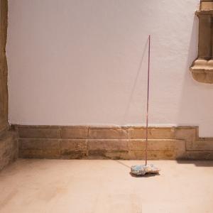 Vista de la exposición A TERRA. NACIDA DE UNA ROCA, comisariada por Laura Gutierrez. Museo Barjola. Gijón, España. Marzo-Junio 2023