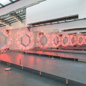 Vista de la exposición Tres experiencias formales, comisariada por Miguel Cereceda. CentroCentro. Madrid, España. Junio - Octubre 2025.