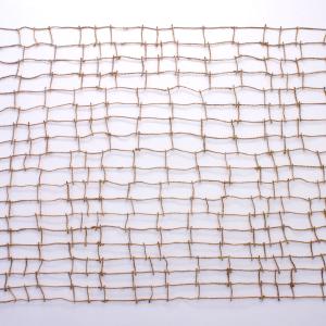 18 VERSOS DE EL ARCHIPIÉLAGO (HÖLDERLIN), 1989-2009. Cuerda de esparto. 125 x 250 cm