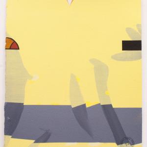 CHRISS EVERT, 2017. Acrílico y acuarela sobre papel. 36.5 x 28.5 cm
