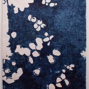 FIGUEIRA - DA - INDIA, 2019. Óleo sobre papel y hierro. 252,5 x 208 cm. RF-0021
