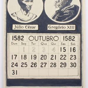 CAMBIO DE CALENDARIO, 2018. Óleo sobre lienzo. 73 x 50 cm. XM-0045